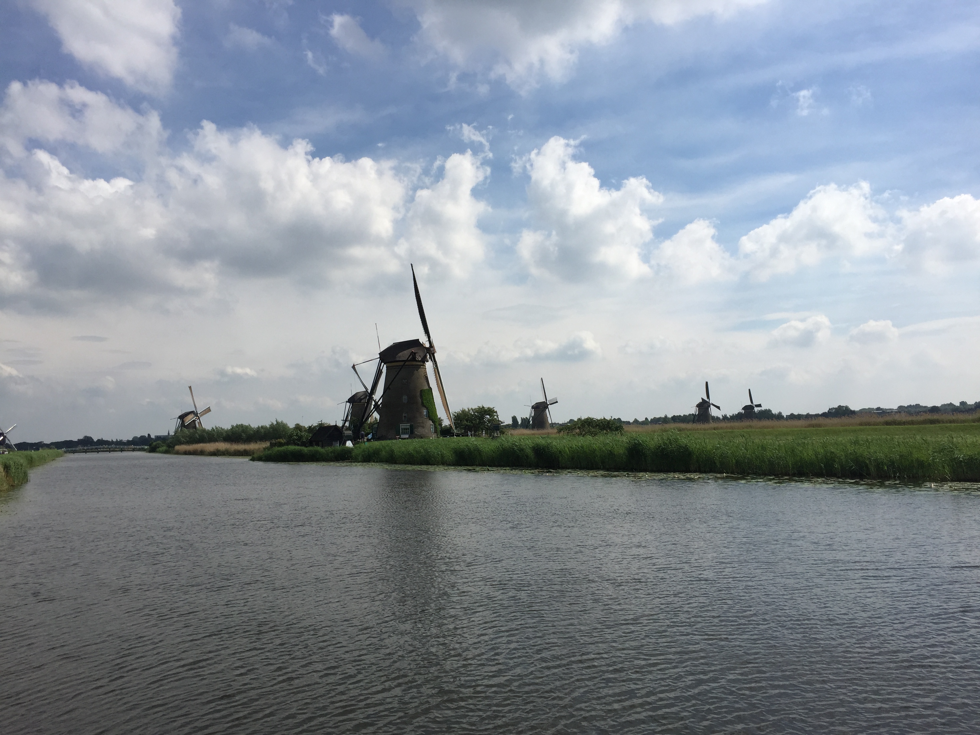 Windmolens in Kinderdijk