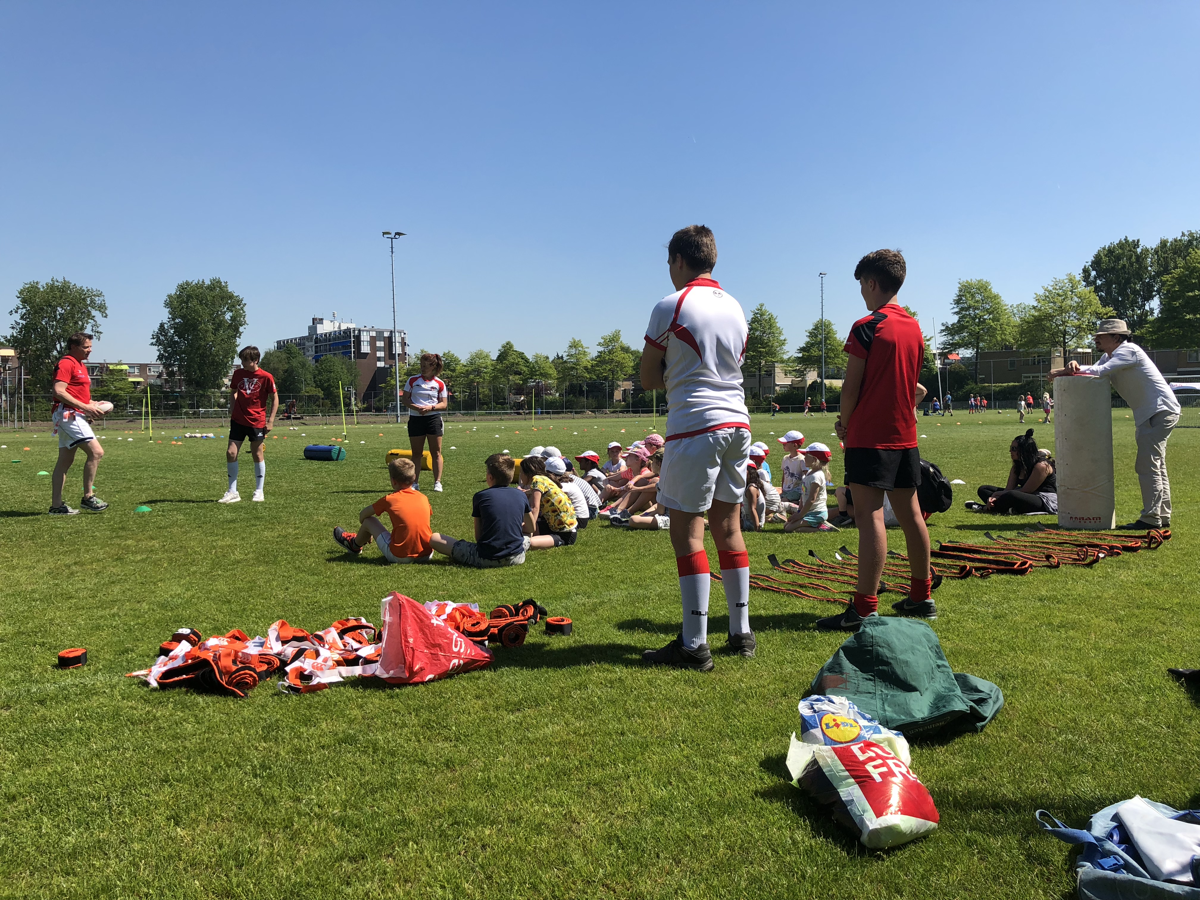 Rugby Clinic bij Forum Sport