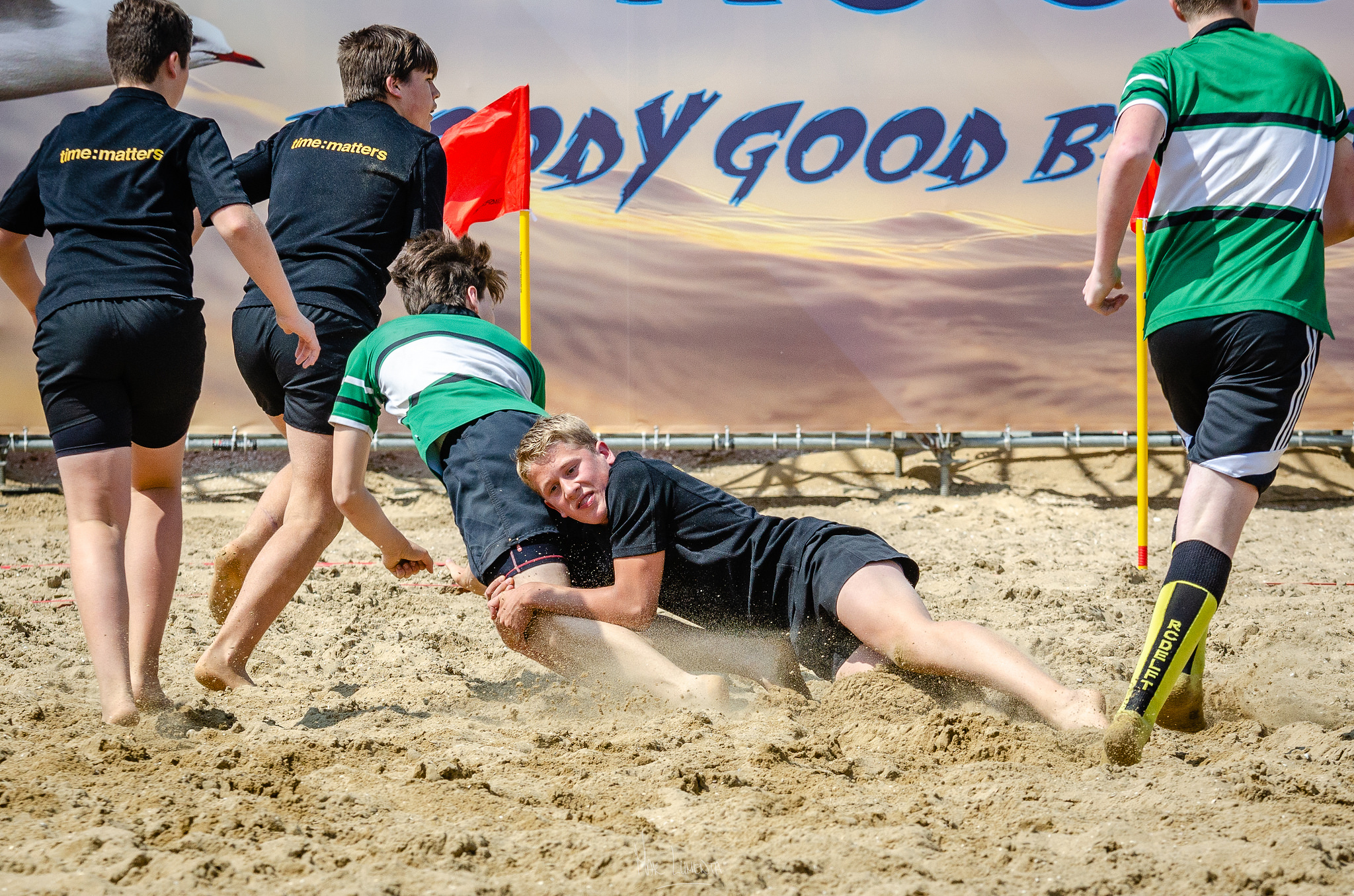 VRC Barbarians op de 3e plaats bij North Sea Beach