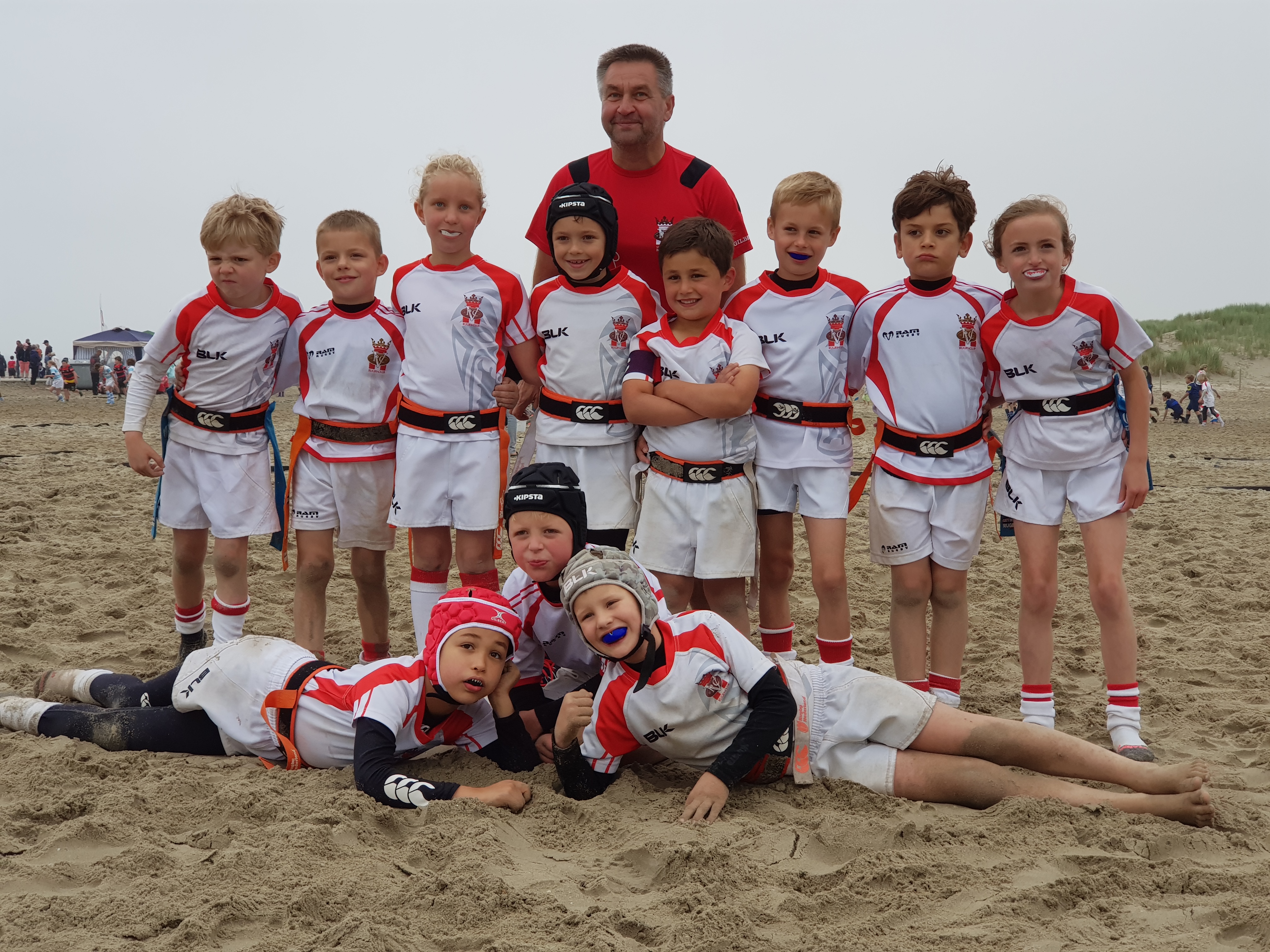 The White Panters (turven) tweede op het Jeugd Beach Rugby Toernooi