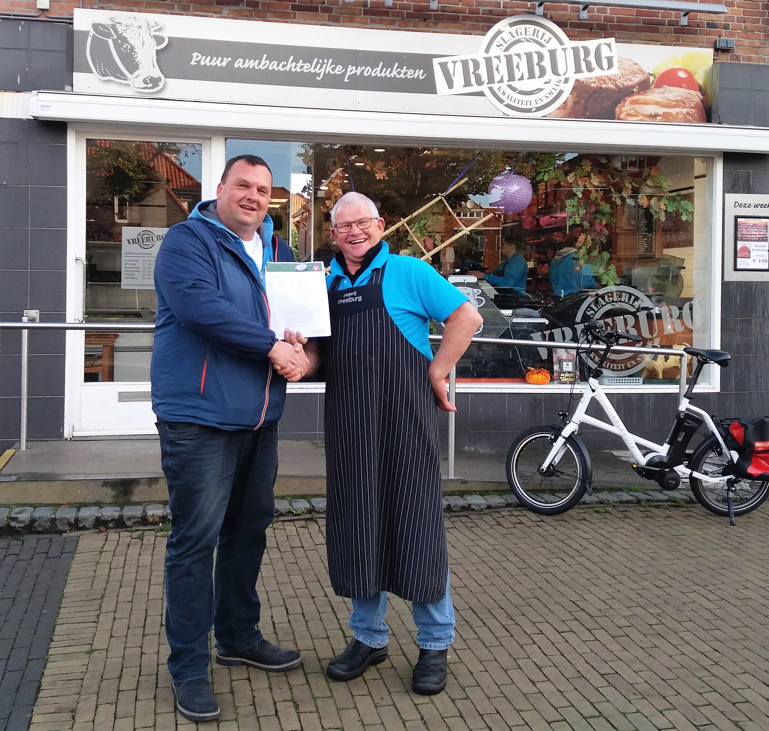 Ook Slagerij Vreeburg verbindt zich aan VRC!