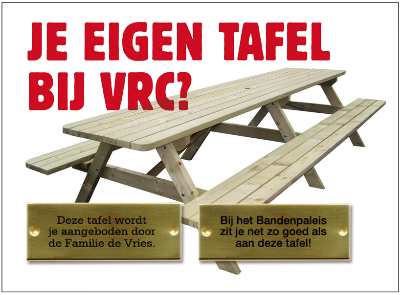 Je eigen tafel bij VRC!
