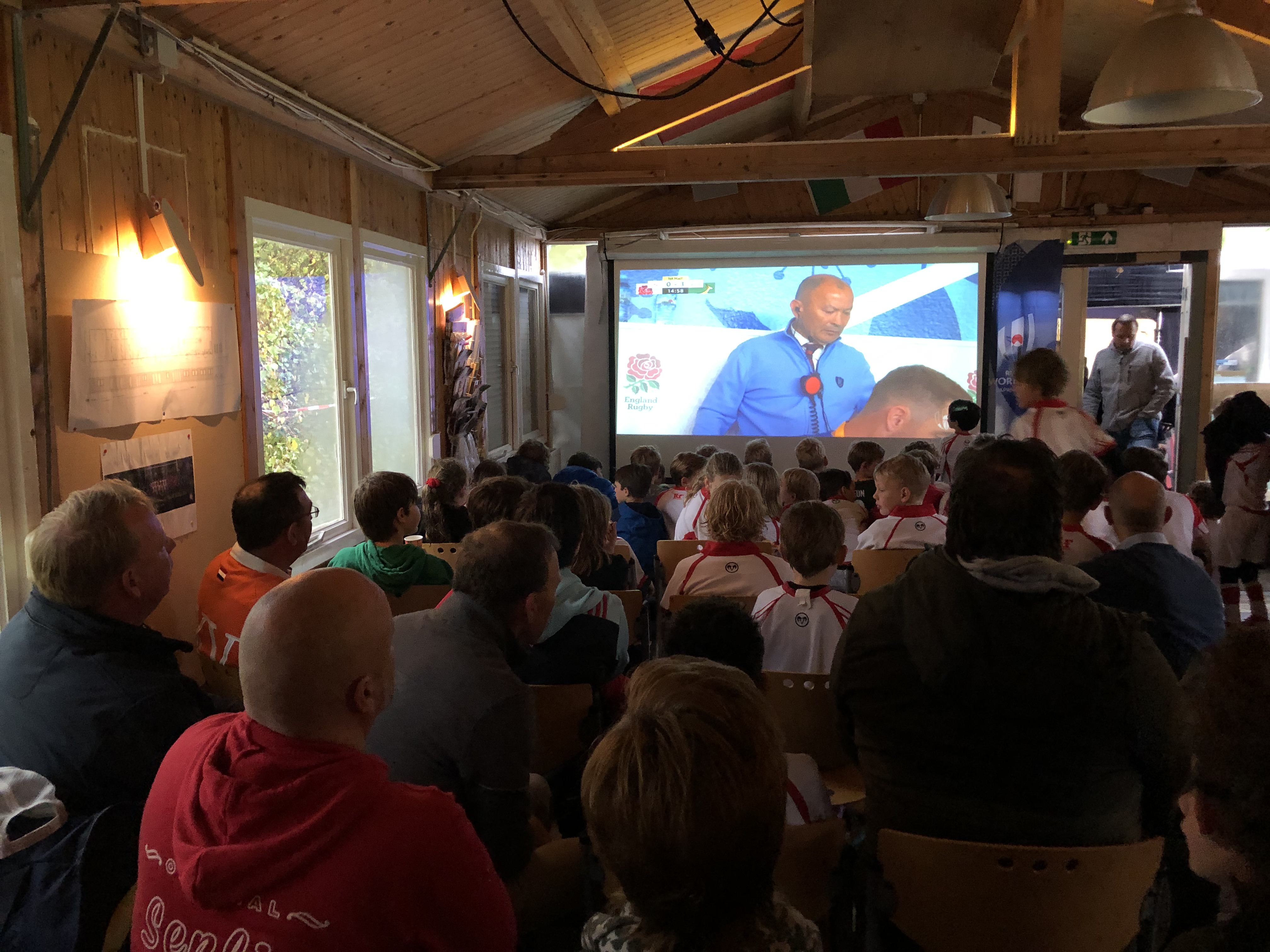 WK-finalekoorts bij Voorburgse Rugby-Club