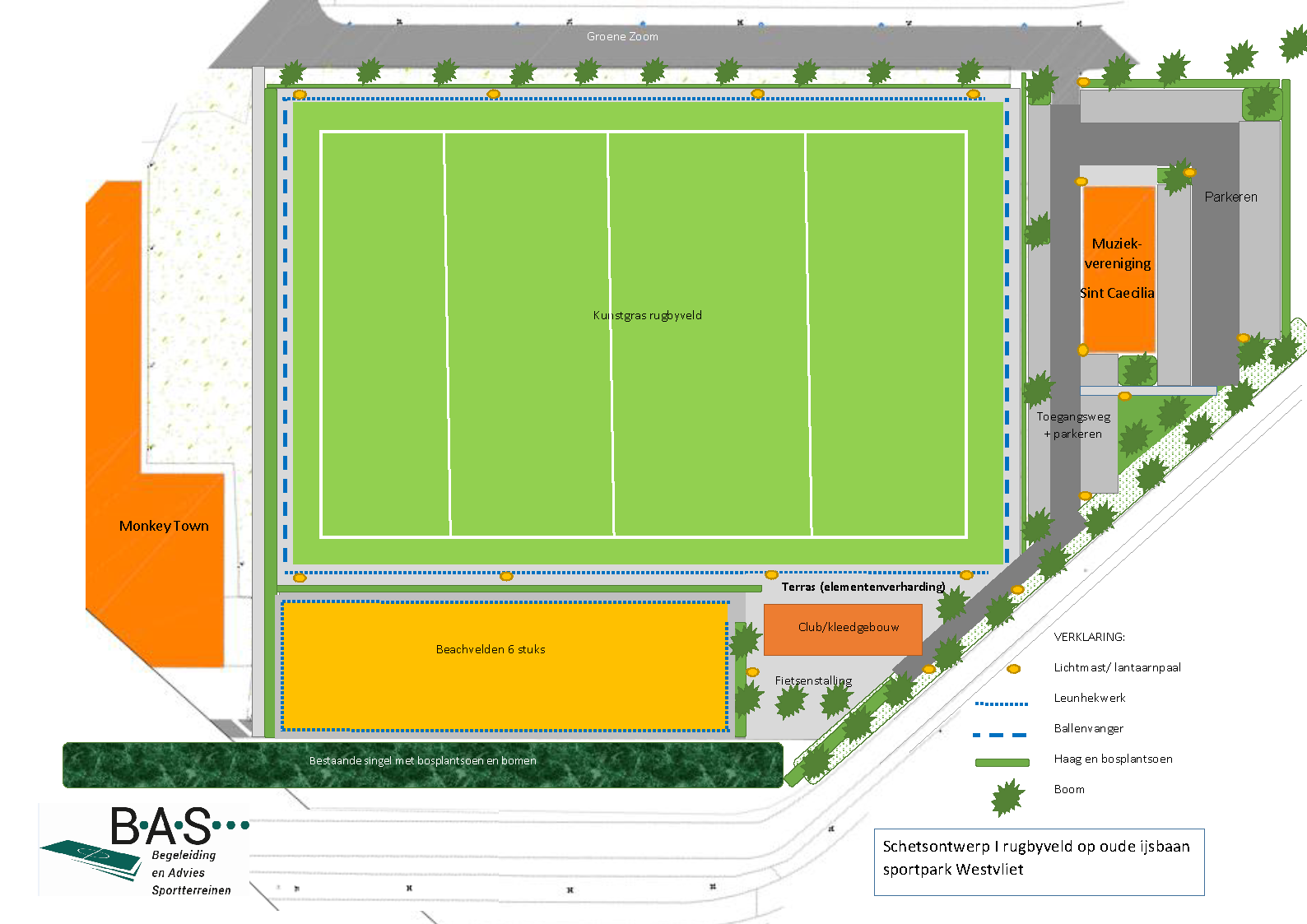 Westvliet mogelijk nieuwe locatie voor rugby en beachvolleybal