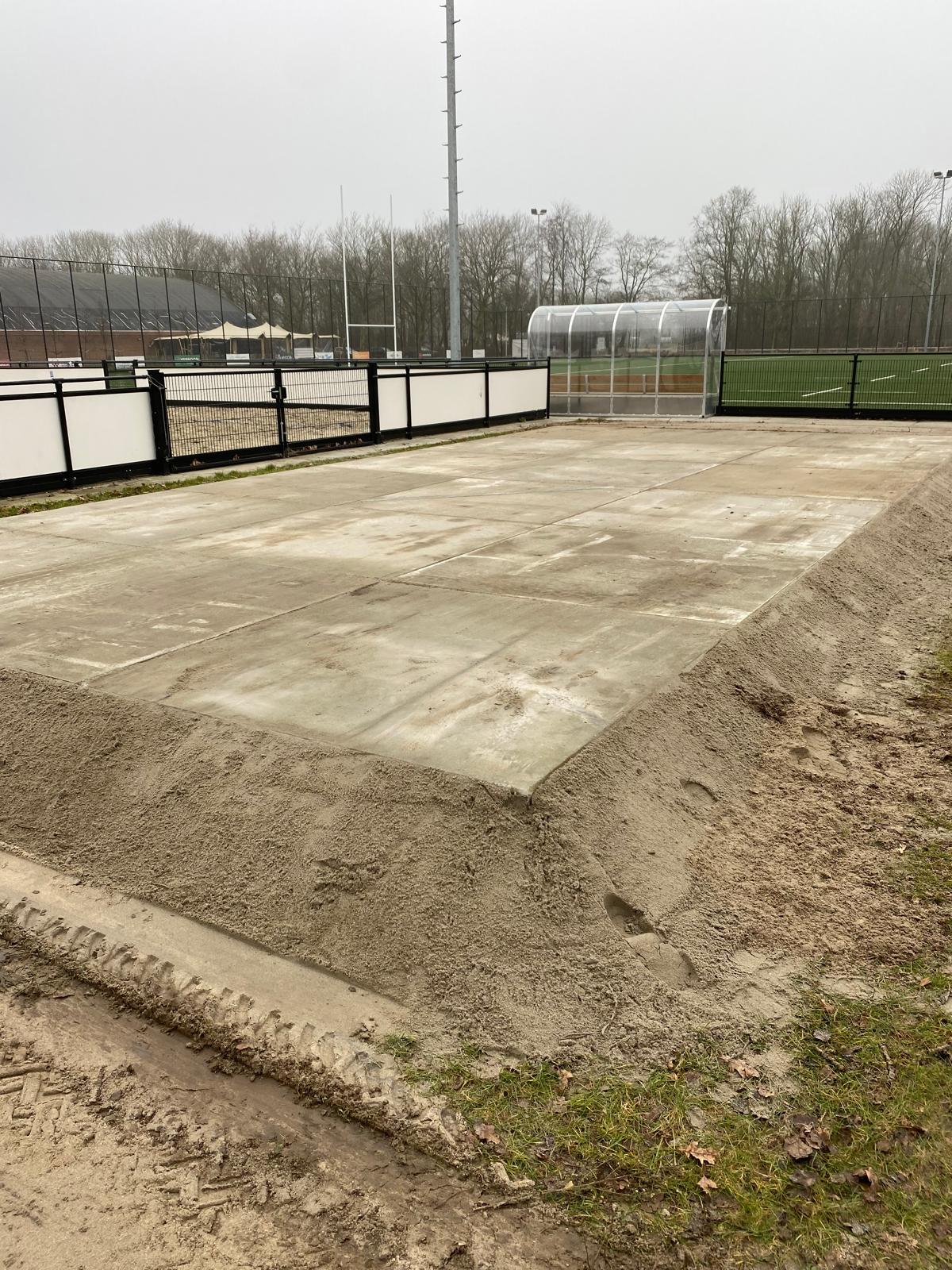 Ons tijdelijke clubhuis